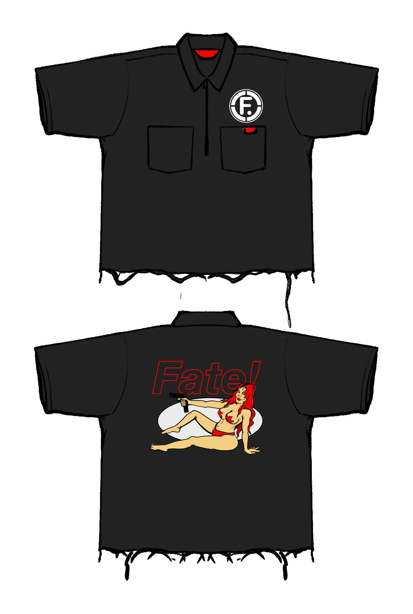 FATE! (BEN DAVIS) WORK TEE
